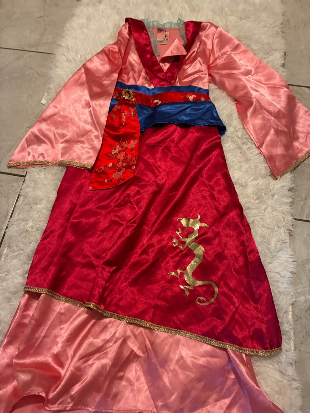 Disney mulan Costume Dress large 10/12